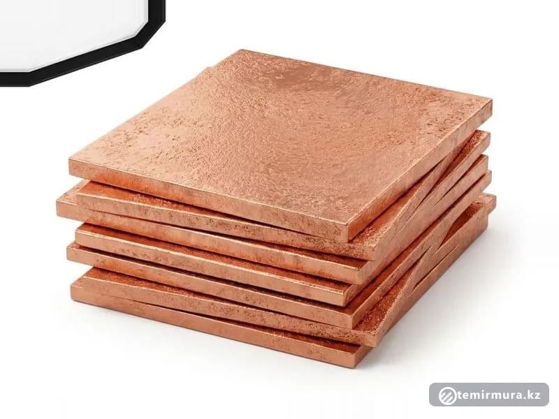 Медь катодная М0К 4х500х1500 мм — Ду4, склад TEMIR MURA
