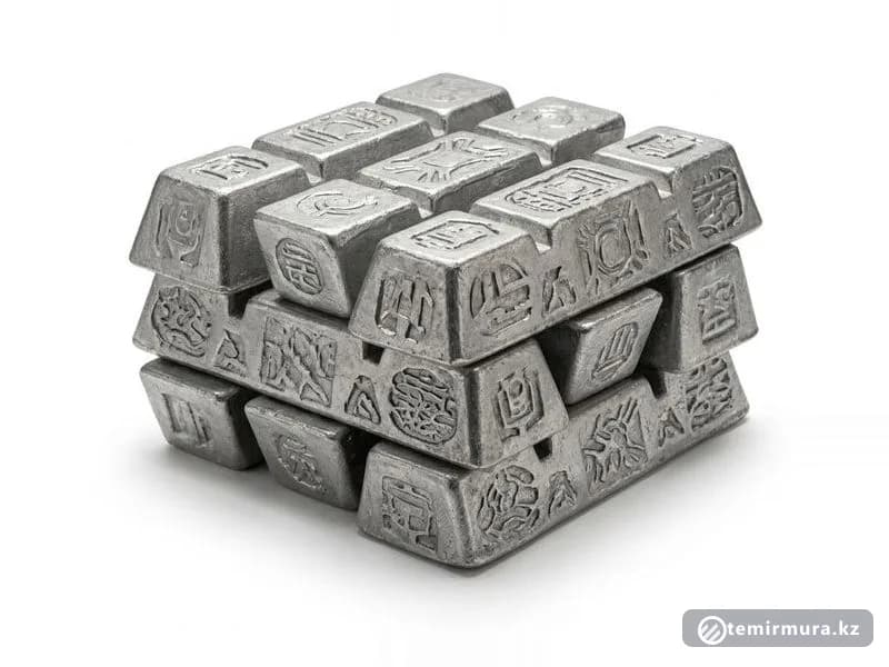 Оловянный баббит Б83 20 кг, склад TEMIR MURA